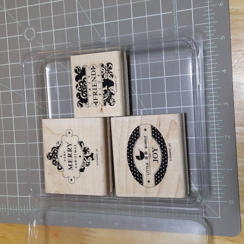 Punches Three rubber stamp set